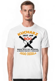 Kucharz. Prezent dla Kucharza, prezent dla kucharki, kuchnia, koszulka dla kucharza, fartuch dla kucharza, noże dla kucharza, szukam pracy jak kucharz