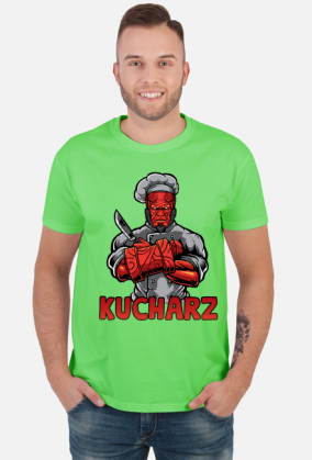 Kucharz. Prezent dla Kucharza, prezent dla kucharki, kuchnia, koszulka dla kucharza, fartuch dla kucharza, noże dla kucharza, szukam pracy jak kucharz