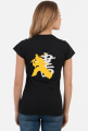 Damski T-Shirt: Samurai Żółty