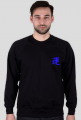 Męski Crewneck: Samurai Niebieski