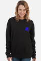 Damski Crewneck: Samurai Niebieski