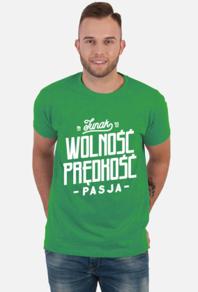 Koszulka Junak m10 dla motocyklisty Wolność Prędkość Pasja