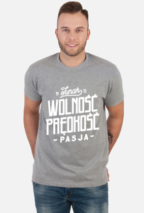 Koszulka Junak m10 dla motocyklisty Wolność Prędkość Pasja