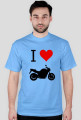 Koszulka I Love Motocykle