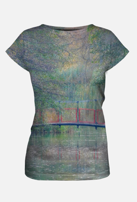 Koszulka "Pejzaż jesienny" damska