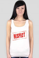 Respect™ ( T-Shirt damski biały )