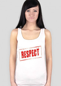 Respect™ ( T-Shirt damski biały )