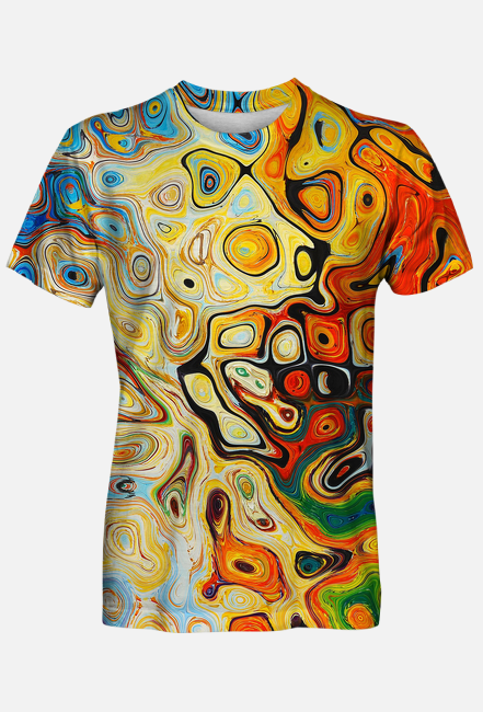 Koszulka męska Kolorowe plamy