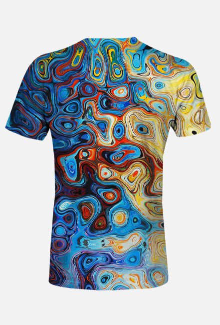Koszulka męska Kolorowe plamy