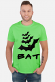 T-shirt męski z ilustracją i napisem "Bat"