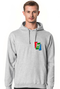 Bluza Kangurka - Kolorowe Logo Cięte