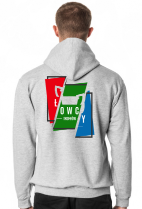 Bluza Kangurka - Kolorowe Logo Cięte