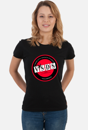 VSDS BOUNCE koszulka treningowa czerwone logo