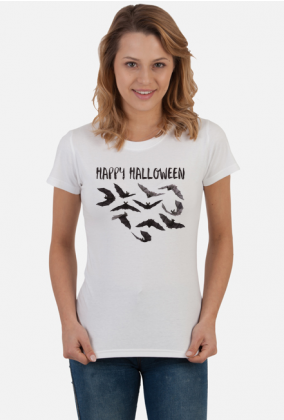 Happy Halloween - damski t-shirt na Halloween