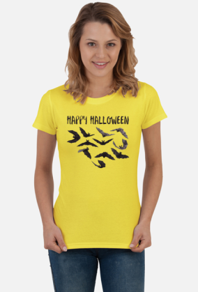 Happy Halloween - damski t-shirt na Halloween