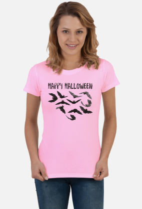 Happy Halloween - damski t-shirt na Halloween