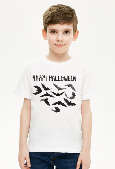 Happy Halloween - koszulka dla chłopczyka z nadrukiem na Halloween
