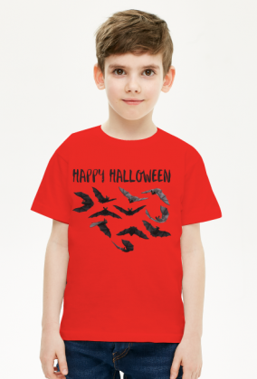 Happy Halloween - koszulka dla chłopczyka z nadrukiem na Halloween