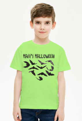 Happy Halloween - koszulka dla chłopczyka z nadrukiem na Halloween