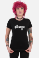 T-Shirt The QUESTION I? Woman Black 2