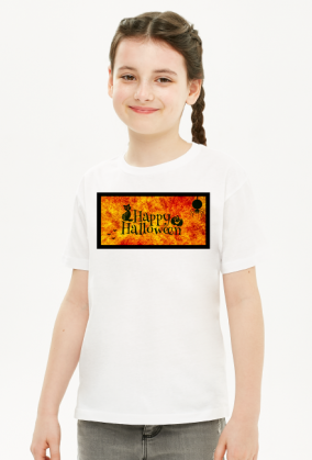 Happy Halloween - koszulka dla dziewczynki