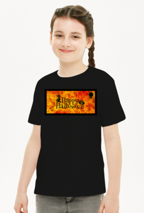 Happy Halloween - koszulka dla dziewczynki