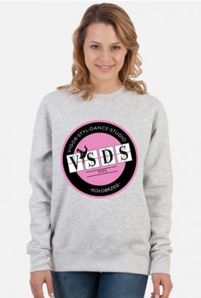bluza VSDS damska różowe logo