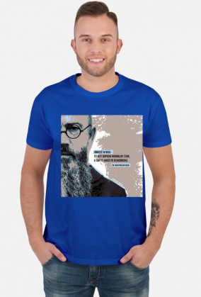 koszulka z św. Maksymilianem Kolbe - cytat