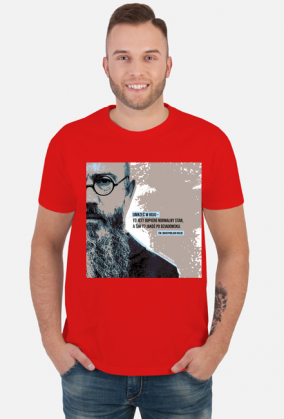 koszulka z św. Maksymilianem Kolbe - cytat