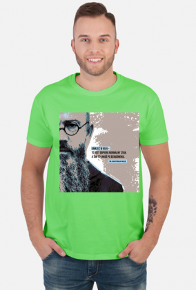 koszulka z św. Maksymilianem Kolbe - cytat