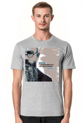 koszulka z św. Maksymilianem Kolbe - cytat