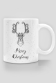 Merry Christmas - świąteczny kubek z reniferem