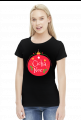 Bombka na choinkę z napisem Cicha Noc - Boże Narodzenie - Święta - damska koszulka