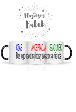kubek z przesłaniem