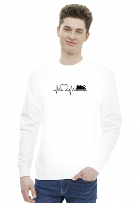 Linia życia - Motocykl (koszulka męska) cg