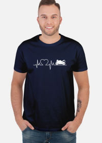 Linia życia - Motocykl (koszulka męska) jg