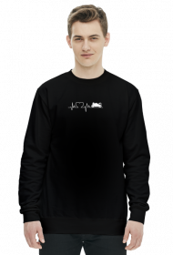 Linia życia - Motocykl (bluza męska klasyczna) jg