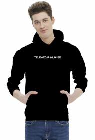 Hoodie Man Telewizja Kłamie Black