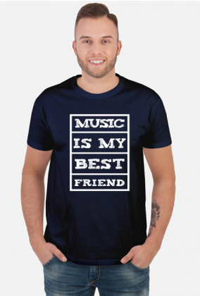 T-shirt MUSIC IS MY BEST FRIEND