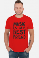 T-shirt MUSIC IS MY BEST FRIEND