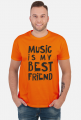 T-shirt MUSIC IS MY BEST FRIEND