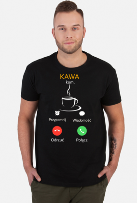 Kawa. Barista. Kawosz. Prezent dla Kawosza. Prezent dla Baristy. Koszulka kawa