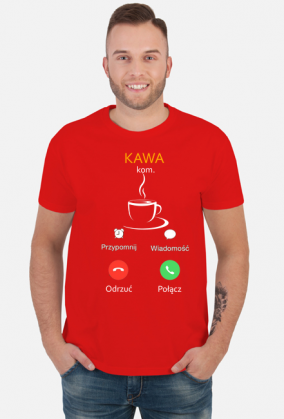 Kawa. Barista. Kawosz. Prezent dla Kawosza. Prezent dla Baristy. Koszulka kawa