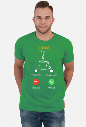 Kawa. Barista. Kawosz. Prezent dla Kawosza. Prezent dla Baristy. Koszulka kawa