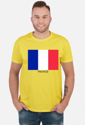 Koszulka z flagą Francji.