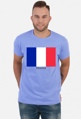 Koszulka z flagą Francji.