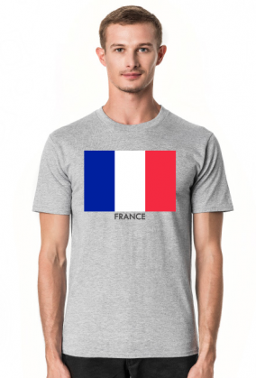 Koszulka z flagą Francji.