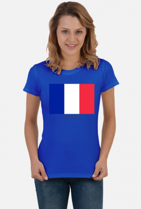 Koszulka z flagą Francji.