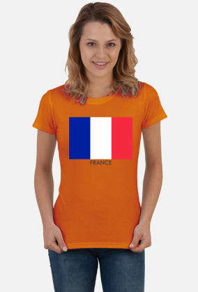 Koszulka z flagą Francji.