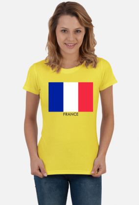 Koszulka z flagą Francji.